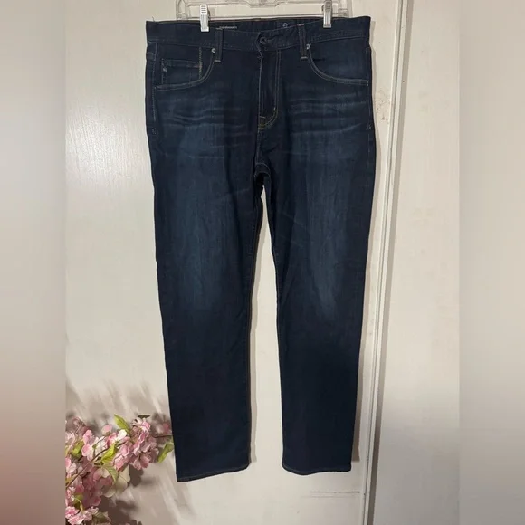 AG Adriano Goldschmied Dark Blue Men's Jeans - Picture 2 of 6
